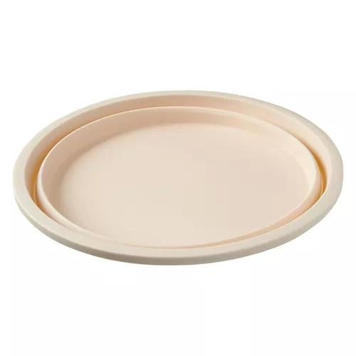 Reinforced Silicone Bakeware - Circle Pie Mold, Cream