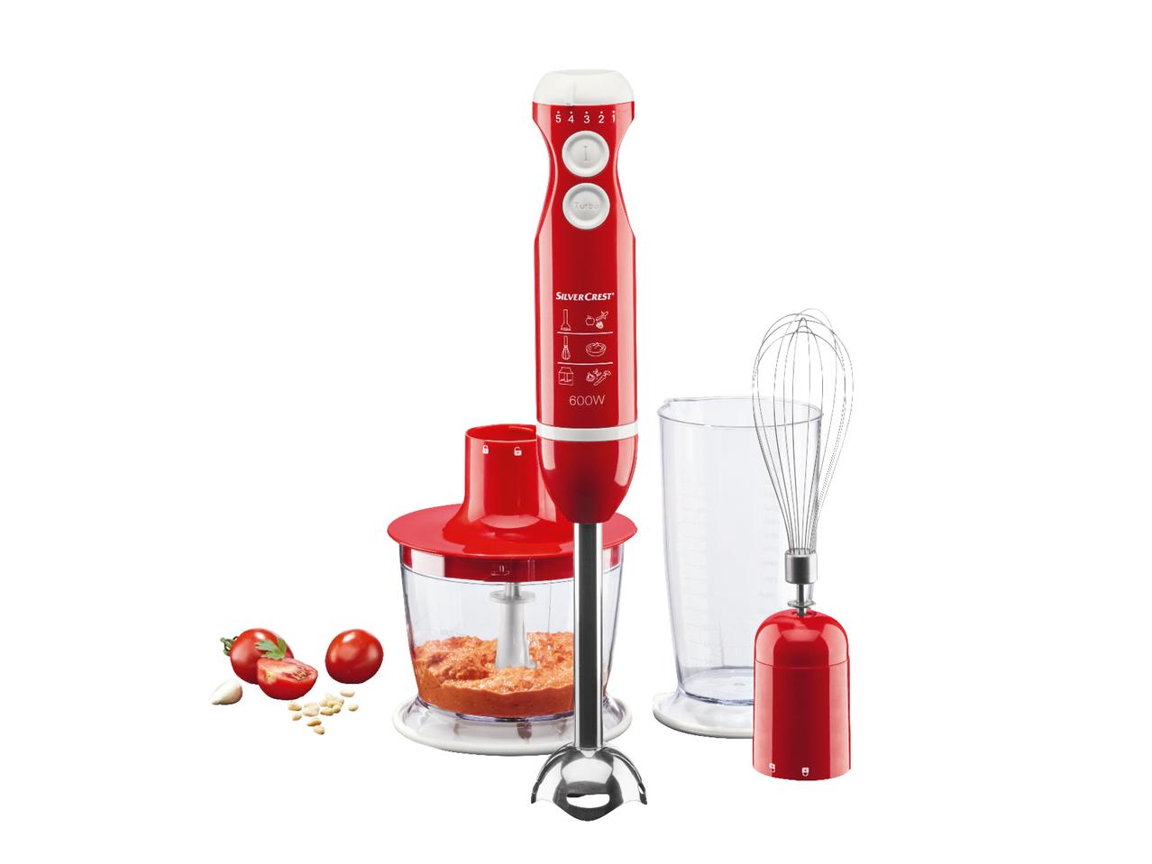 SILVERCREST KITCHEN TOOLS 600W Stainless Steel Hand Blender Set