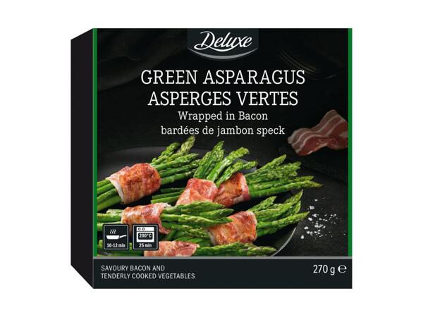 Asperges vertes bardées de jambon speck