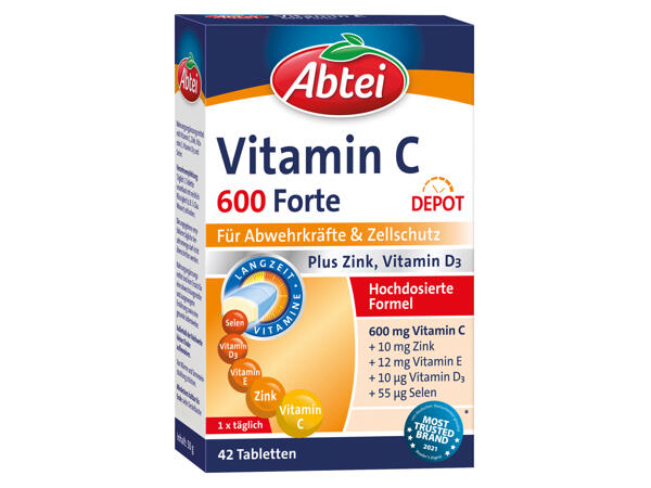 Abtei Vitamin C 600 Plus