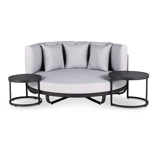 HOME DELUXE Daybed Outdoor FLORIDA inkl. Beistelltische