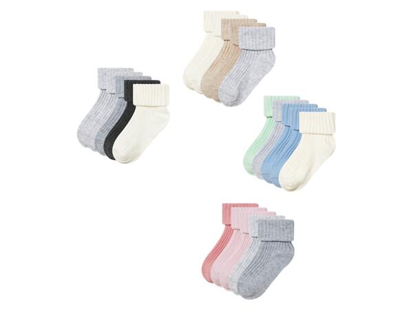 Babystrumpor, 5-pack