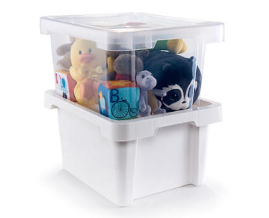 EASYHOME Drehstapelbox/Deckel