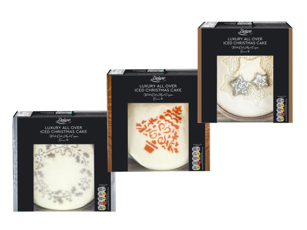 Luxury Iced Christmas Cake