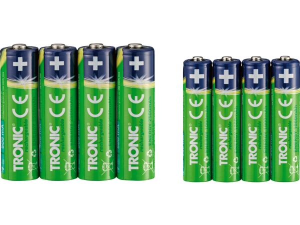 Uppladdningsbara batterier, 4-pack