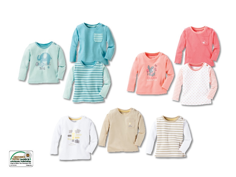 Shirts à manches longues, lot de 3