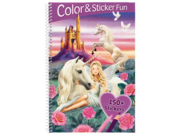 Colour & Sticker Book