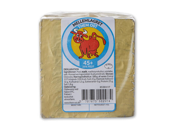 Them ost mellemlagret 45+