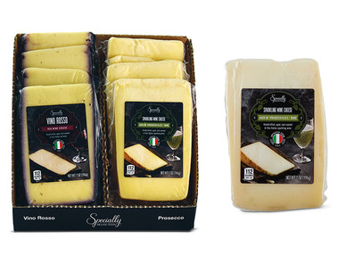 Specially Selected Red Wine or Sparkling Wine Cheese