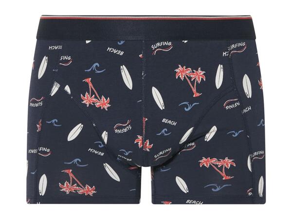 Livergy Men's Navy/Grey Boxers - 3 Pack