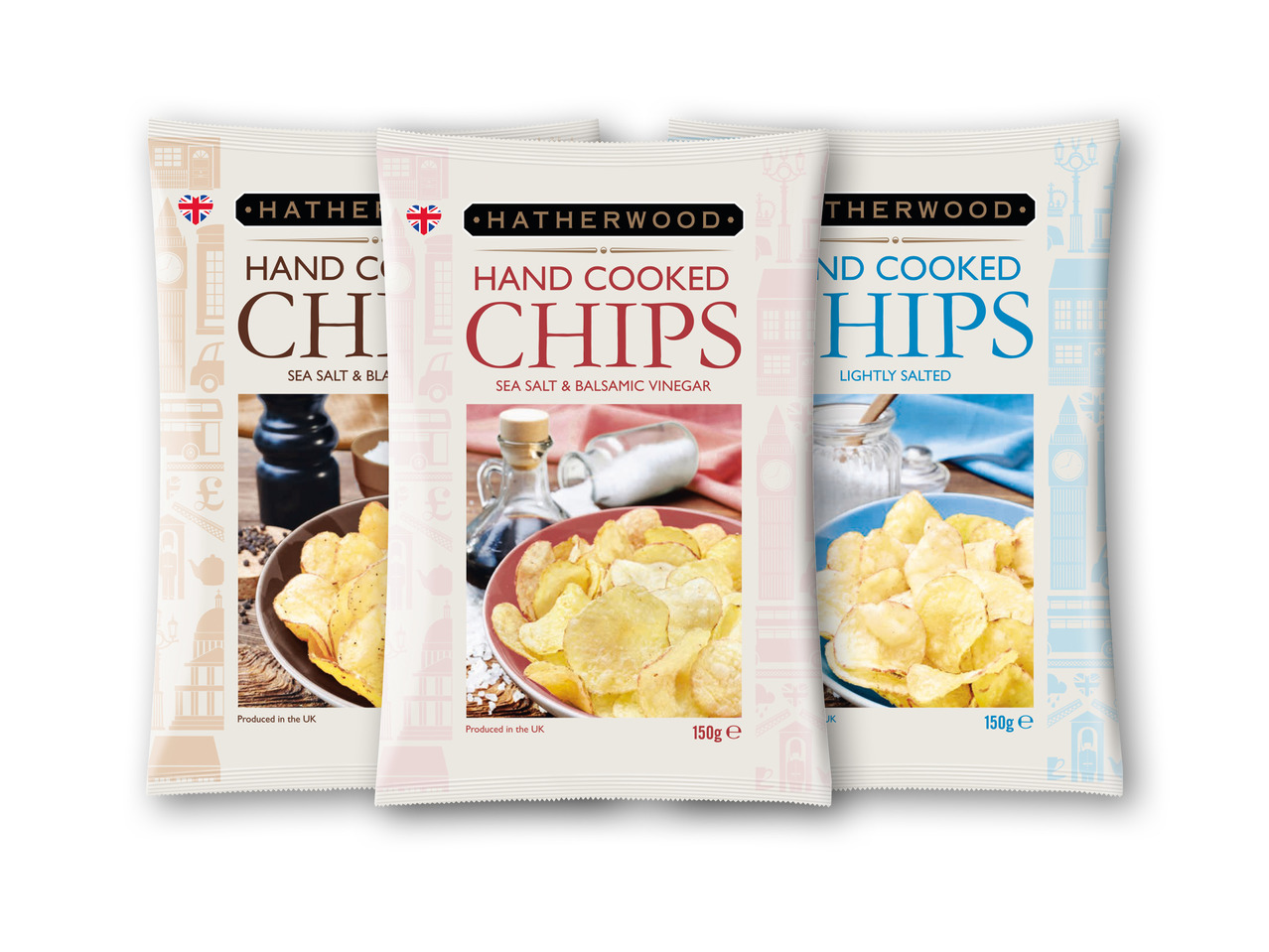 Håndstegte kartoffelchips