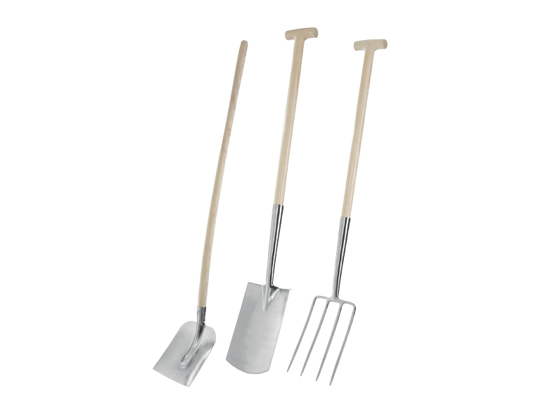 FLORABEST Garden Spade, Garden Fork or Flat Shovel