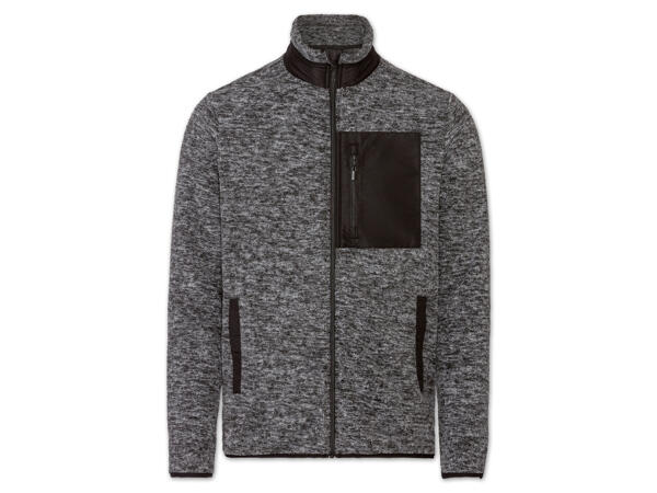 Herren Teddy-Fleecejacke