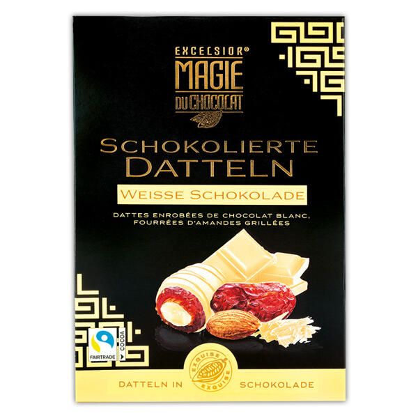 Schokolierte Datteln