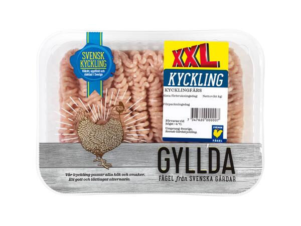 Färsk kycklingfärs