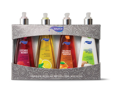 Source 4-Pack Hand Soap Gift Set