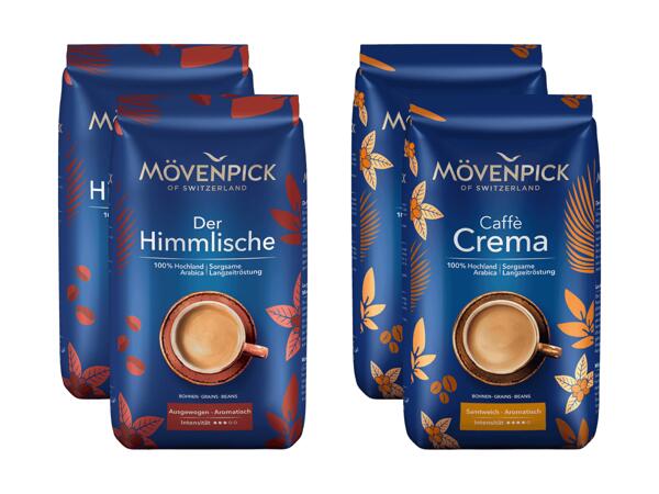 Mövenpick café en grains, pack de 2