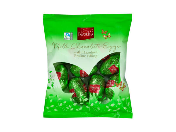 Favorina Milk Chocolate Eggs with Filling