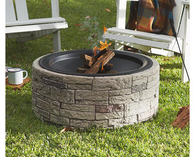 Stone-Look Fire Pit