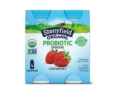 Stonyfield Organic Strawberry or Wildberry Yogurt Smoothies