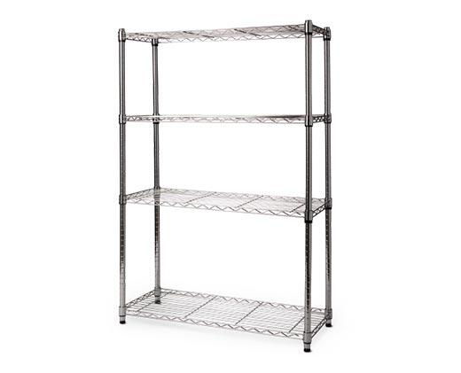 Easy Home 
 4-Tier Chrome Shelf
