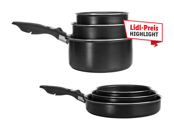 Aluminium-Kasserollen-Set/ Aluminium-Pfannen-Set