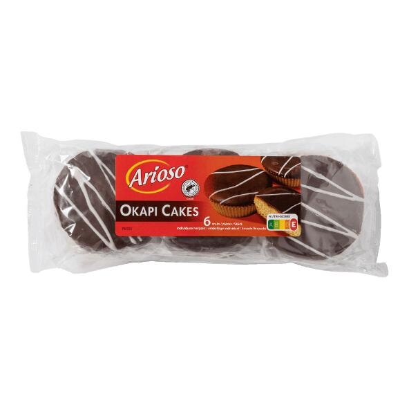 ARIOSO(R) 				Okapi Cakes, 6 pcs