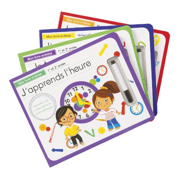Livre d'exercices avec stylo