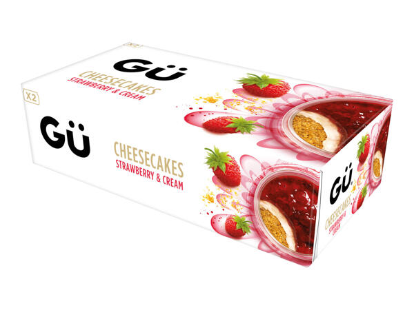Gü Wild Strawberry & Clotted Cream Cheesecakes