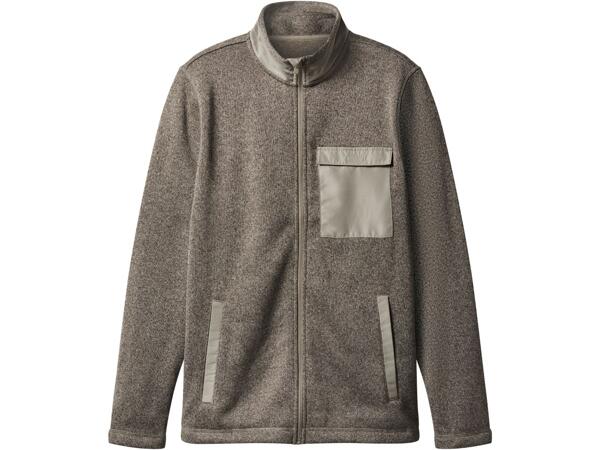 Men's Knitted Fleece Jacket