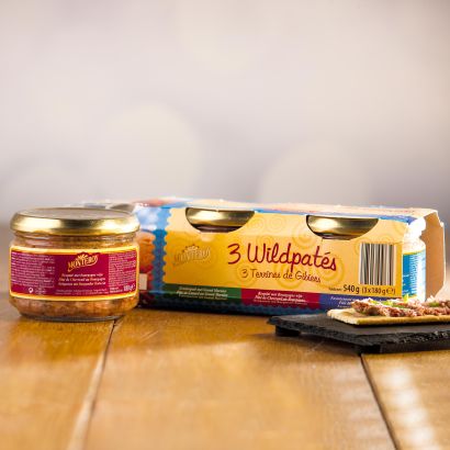Wildpastei, 3 st.