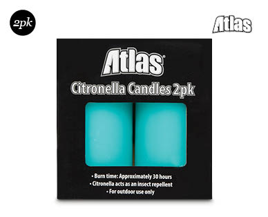Citronella Candles 2pk