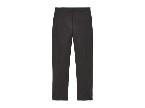 Girls' Grey Jersey School Trousers