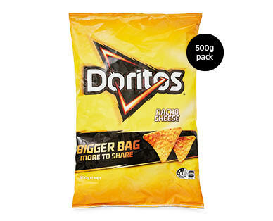 Doritos Nacho Cheese Corn Chips 500g