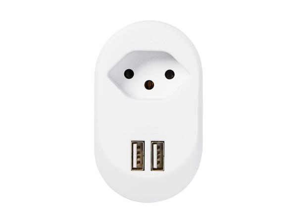 Prise électrique avec ports USB