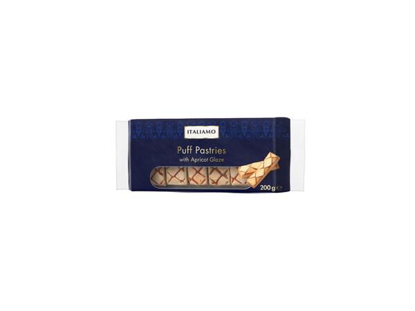 Puff Pastries with Apricot Glaze