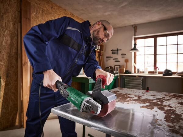 Satin finishing/ sanding brush machine