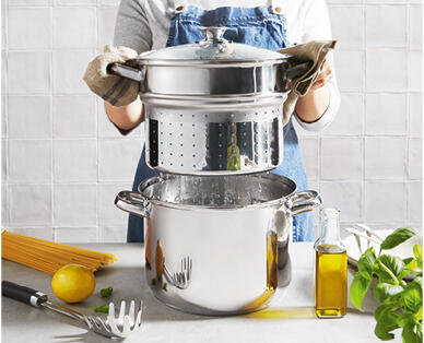 Stainless Steel Pot with Pasta Insert