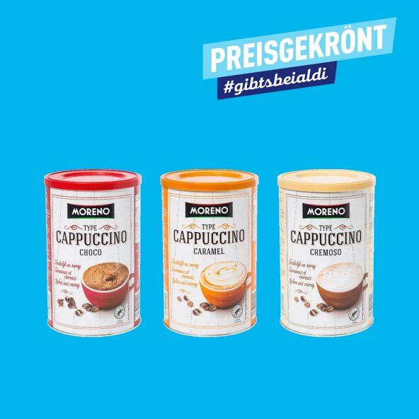 MORENO(R) 				Cappuccino-Instantkaffee