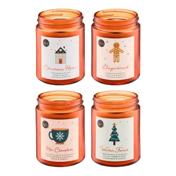 HOME CREATION(R) 				Verre avec bougie parfumée