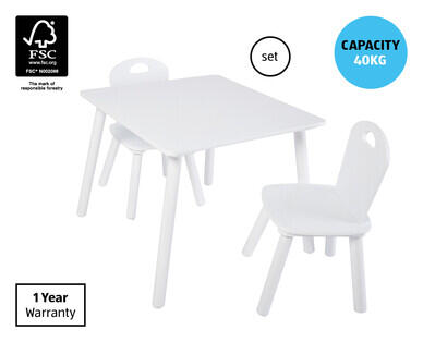 Children's Table and 2 Chair Set