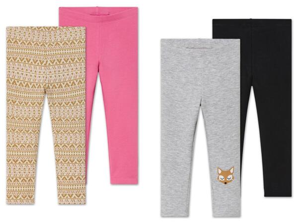 Kleinkinder Thermo-Leggings, 2 Stück