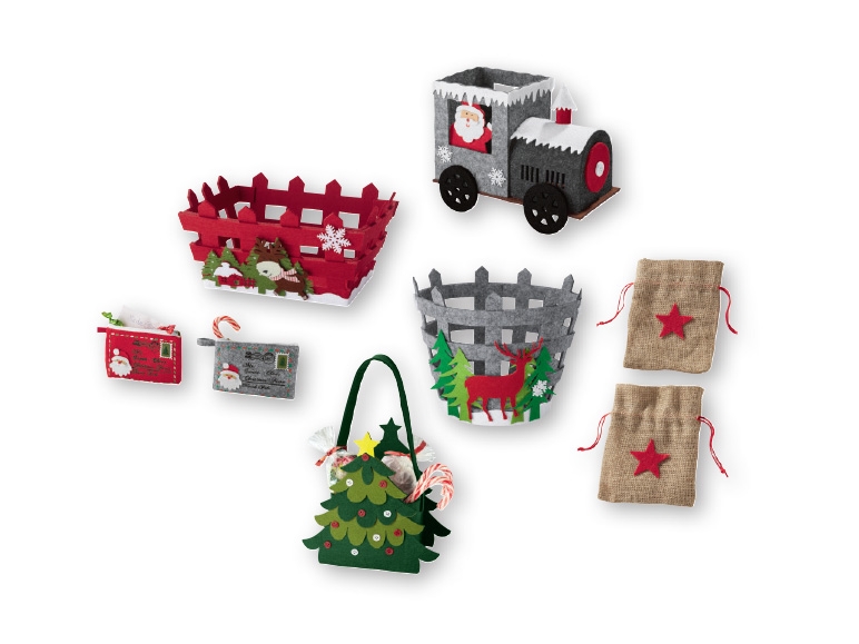 MELINERA Christmas Decorative Basket/Bags