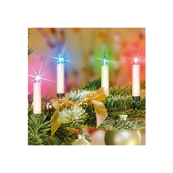 15 kabellose LED Weihnachtskerzen