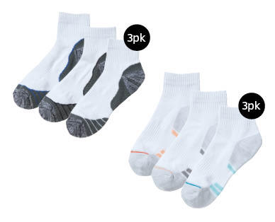 Adult's Fitness Socks 3pk