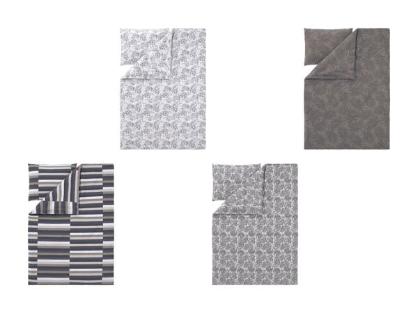 Parure de lit en satin microfibre, 2 pièces