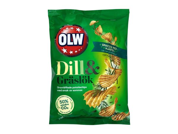 OLW Dill & Chive crisps