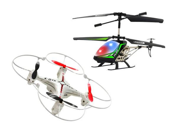 JAMARA(R) Fjernstyret quadrocopter eller helikopter
