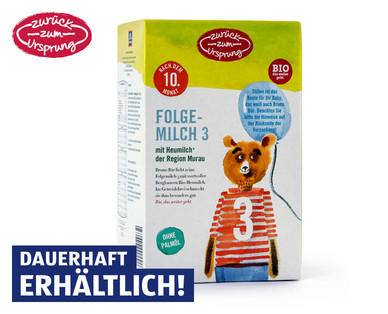 ZURÜCK ZUM URSPRUNG Bio-Folgemilch 3