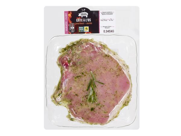 Côte à l'os de porc